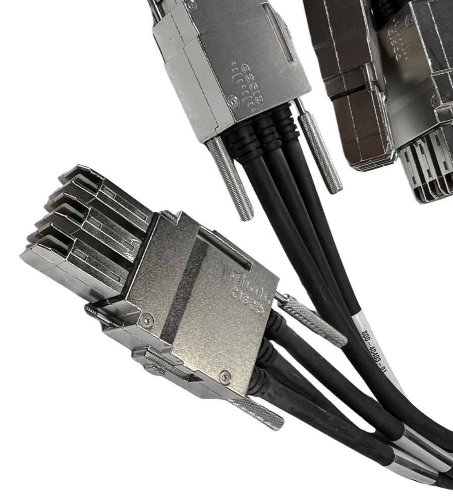 (LOT OF 4) Cisco STACK-T1-50CM Stackwise Stacking Cable