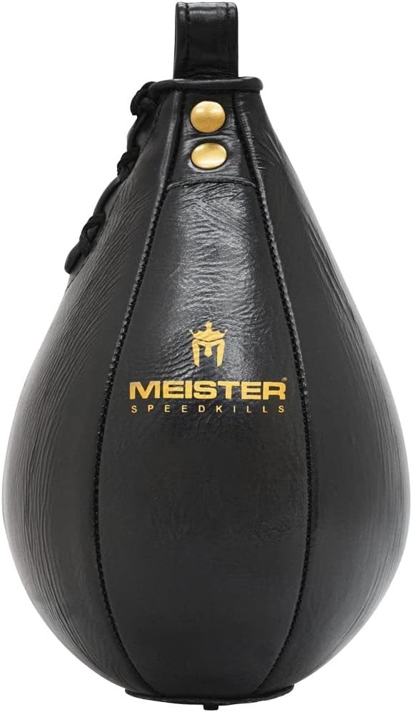 SpeedKills Black Medium Speed Bag - Enhanced Performance with Latex Bladder