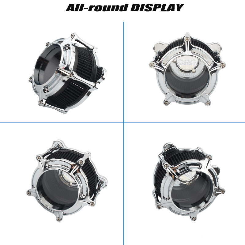 Air Cleaner Intake Filter For Harley Dyna Softail Touring Road King Street Glide