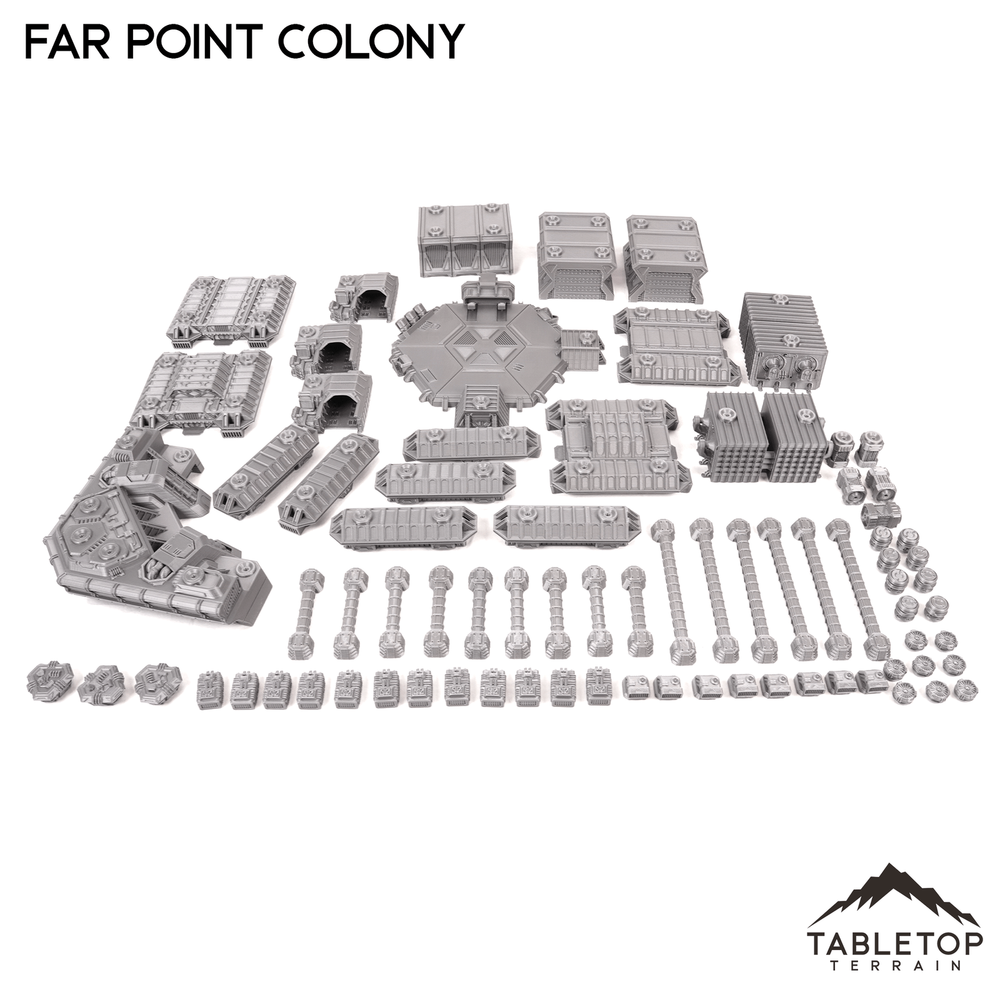 Farpoint Colony TechScape - 6mm - Small Scale Mech Wargames 6mm 8mm