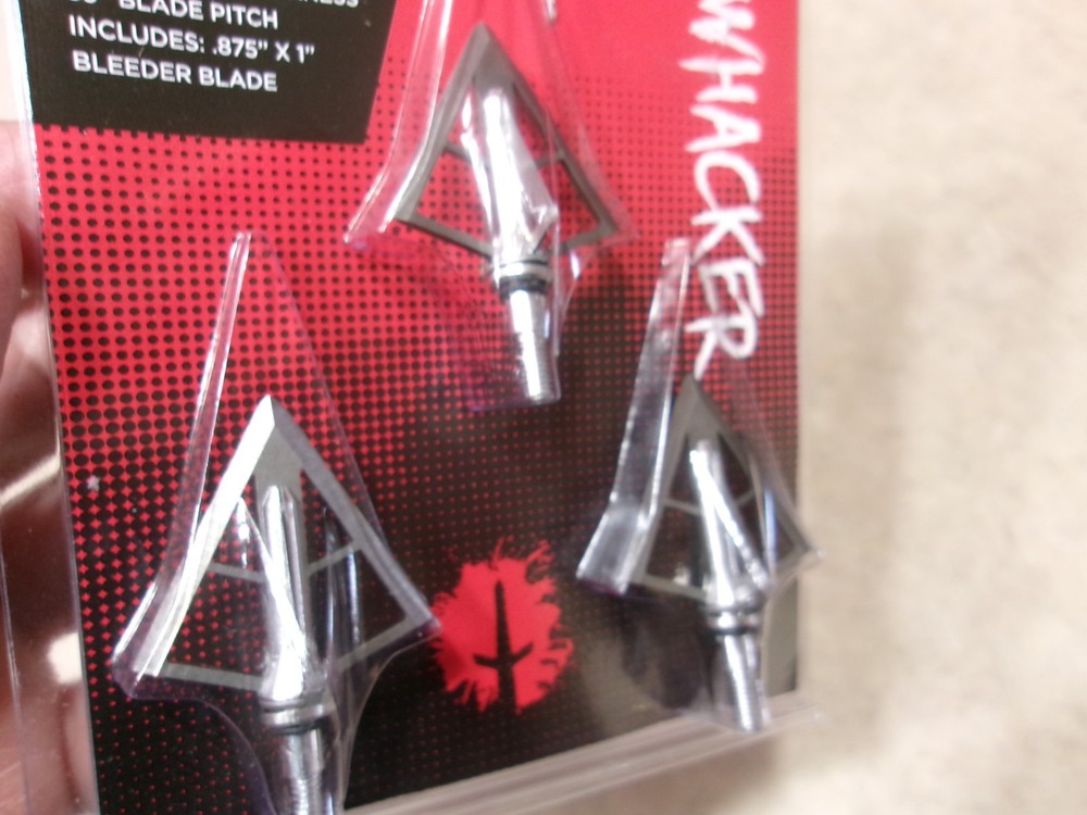 ~NEW~ Swhacker Razor #252 Broadhead 100 Grain 3-pack Archery Crossbow 1.5" Cut