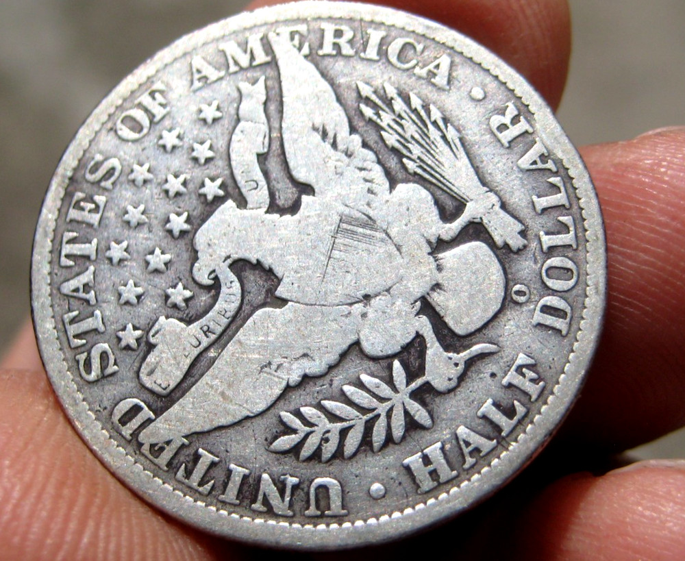 Nice ~ 1904-O BARBER Silver HALF DOLLAR ~ VG