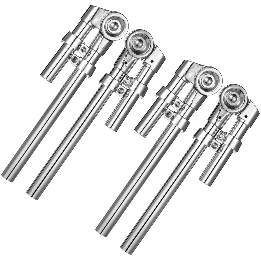 4 Pcs Tom Drum Mount Bracket, Adjustable Metal Tom Mounting Holder Hardware P...