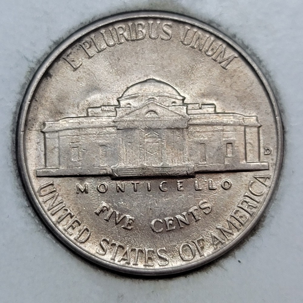 1940 D Denver Mint Jefferson Nickel 97121