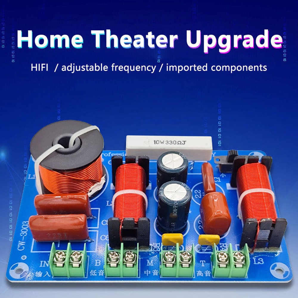 5200Hz-5500Hz Adjustable Speaker Audio CrossoverFilter 2 Way Frequency Divider
