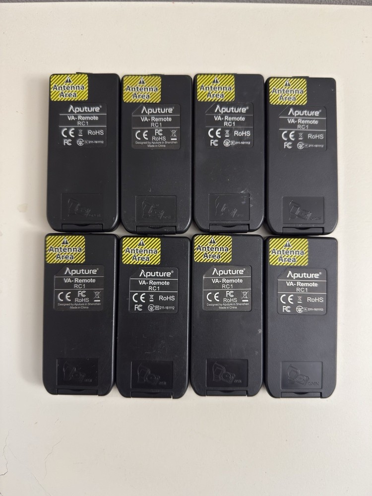 Aputure Model Number # RC1 Silver/Black Remote Controls Read Description