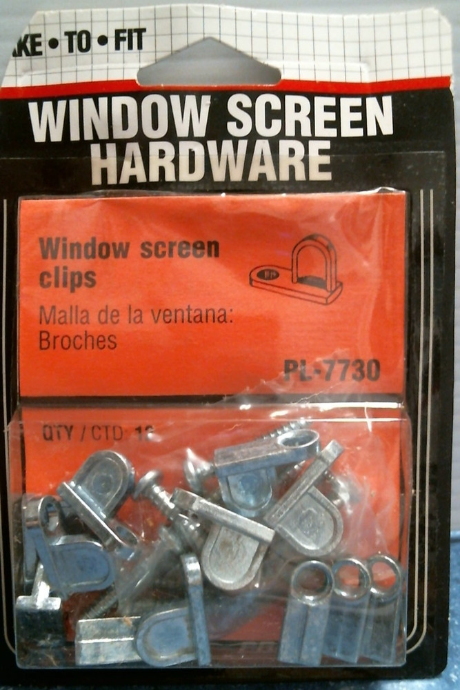 Prime-Line Window Screen Clips  (PL-7730)  FS