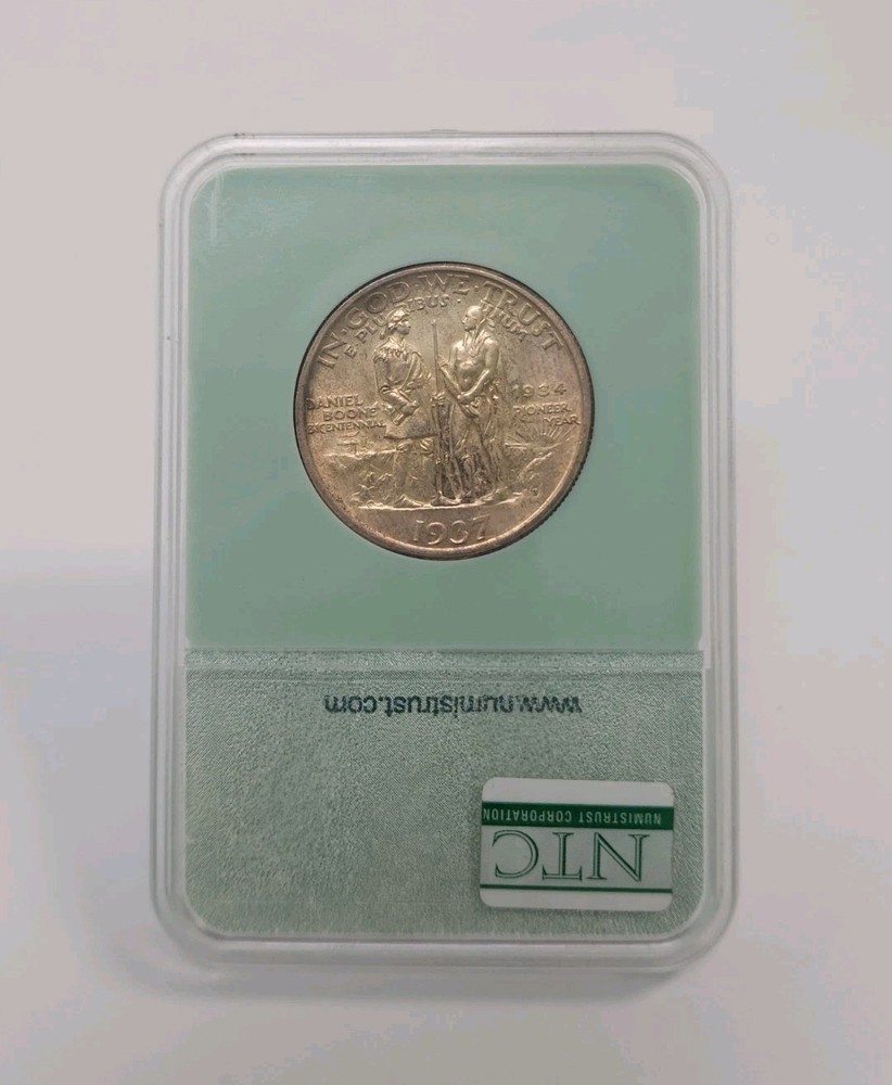 1937-S 50c Boone Classic Commemorative Half Dollar GEM UNC Better Date