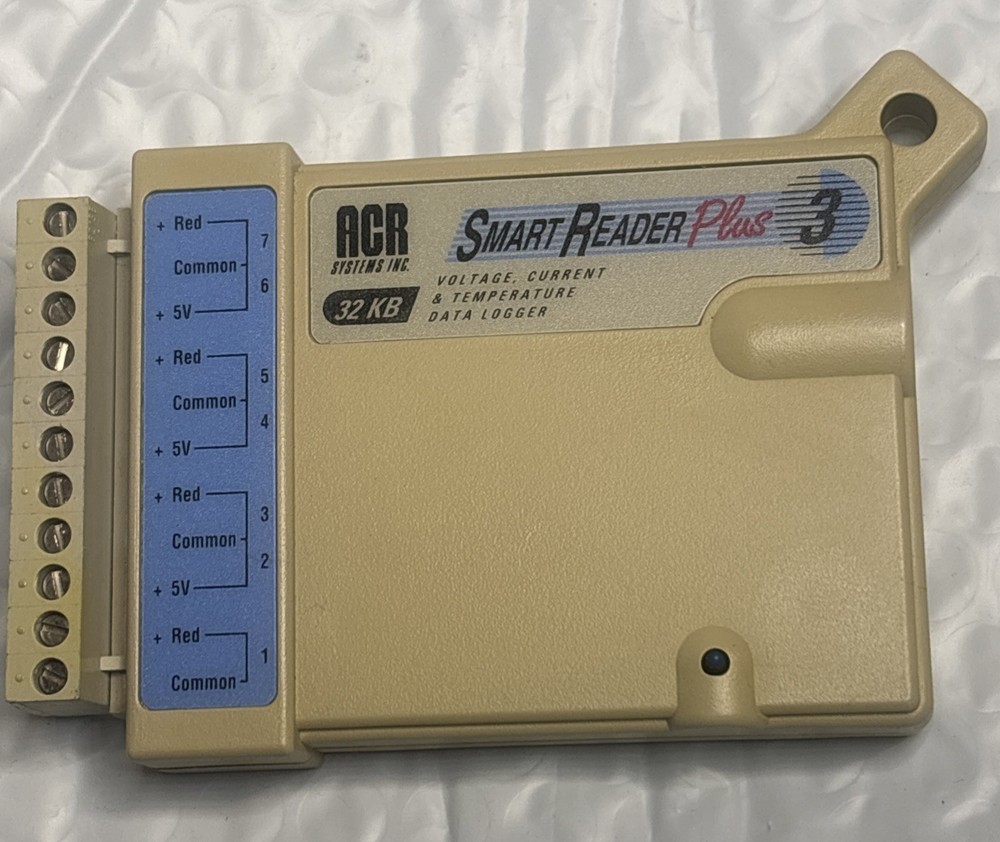 ACR Smart Reader Plus 3, 8 Channel AC Current, Voltage & Temp, 32kb Data Logger