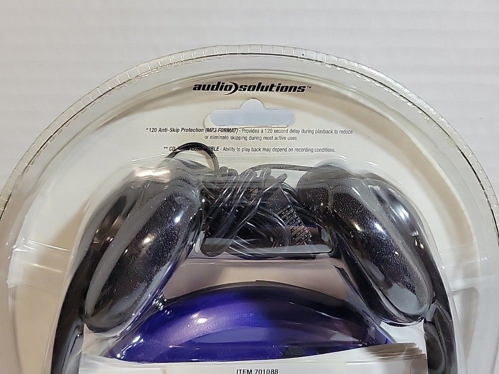 Audio Solutions MP3 Portable Compact Disc Player CD Model ATC-351 SEALED!!