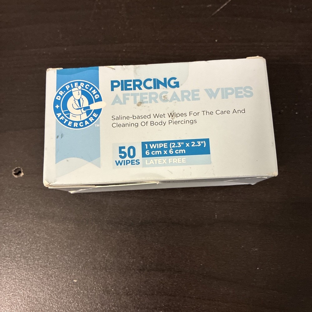 Wipes – Piercing Aftercare | Saline Solution for Piercings