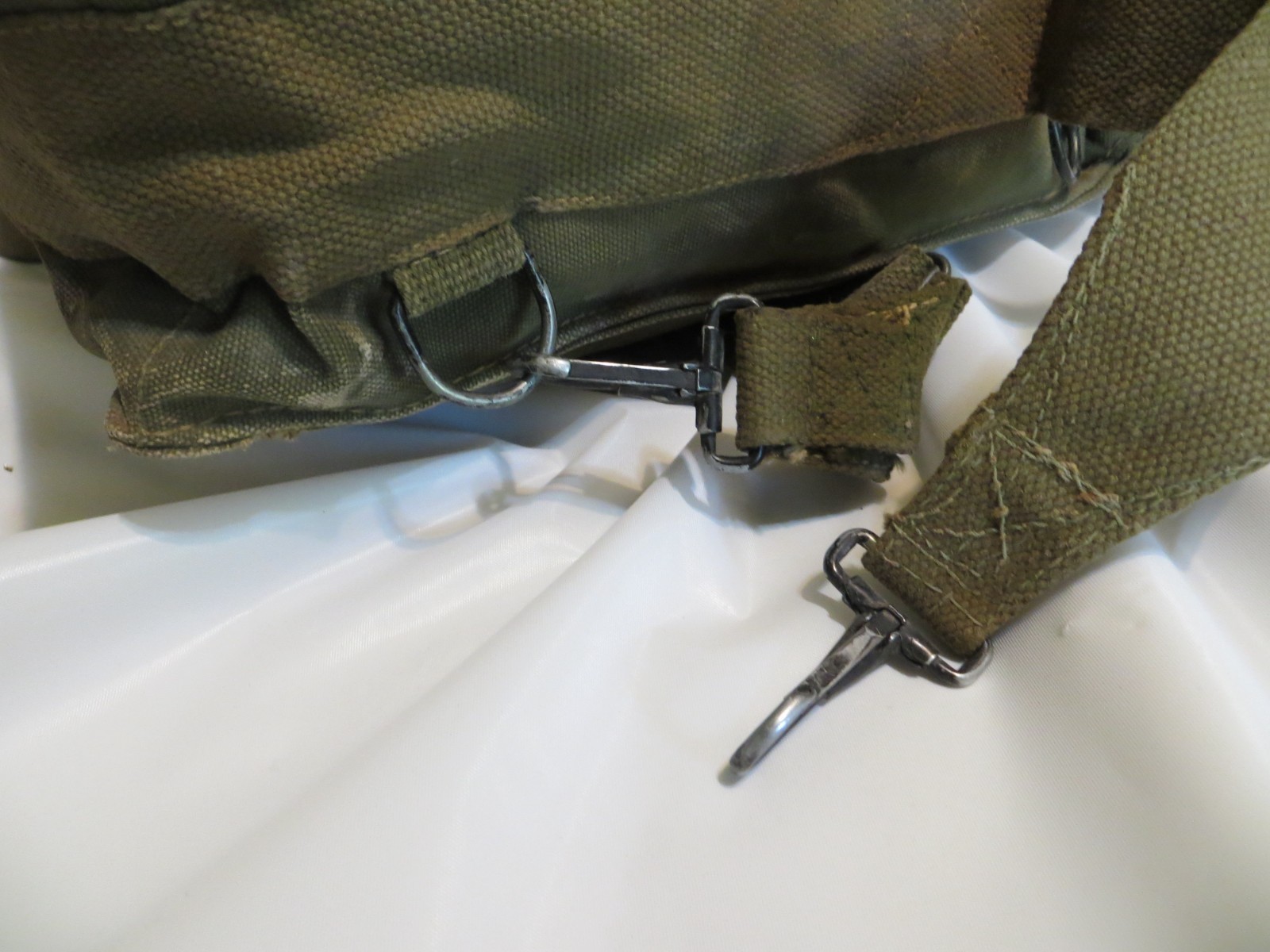 ORIGINAL WWII US ARMY M1 AMMO BAG CUSTOM FIELD FIELD HAVERSACK BACKPACK