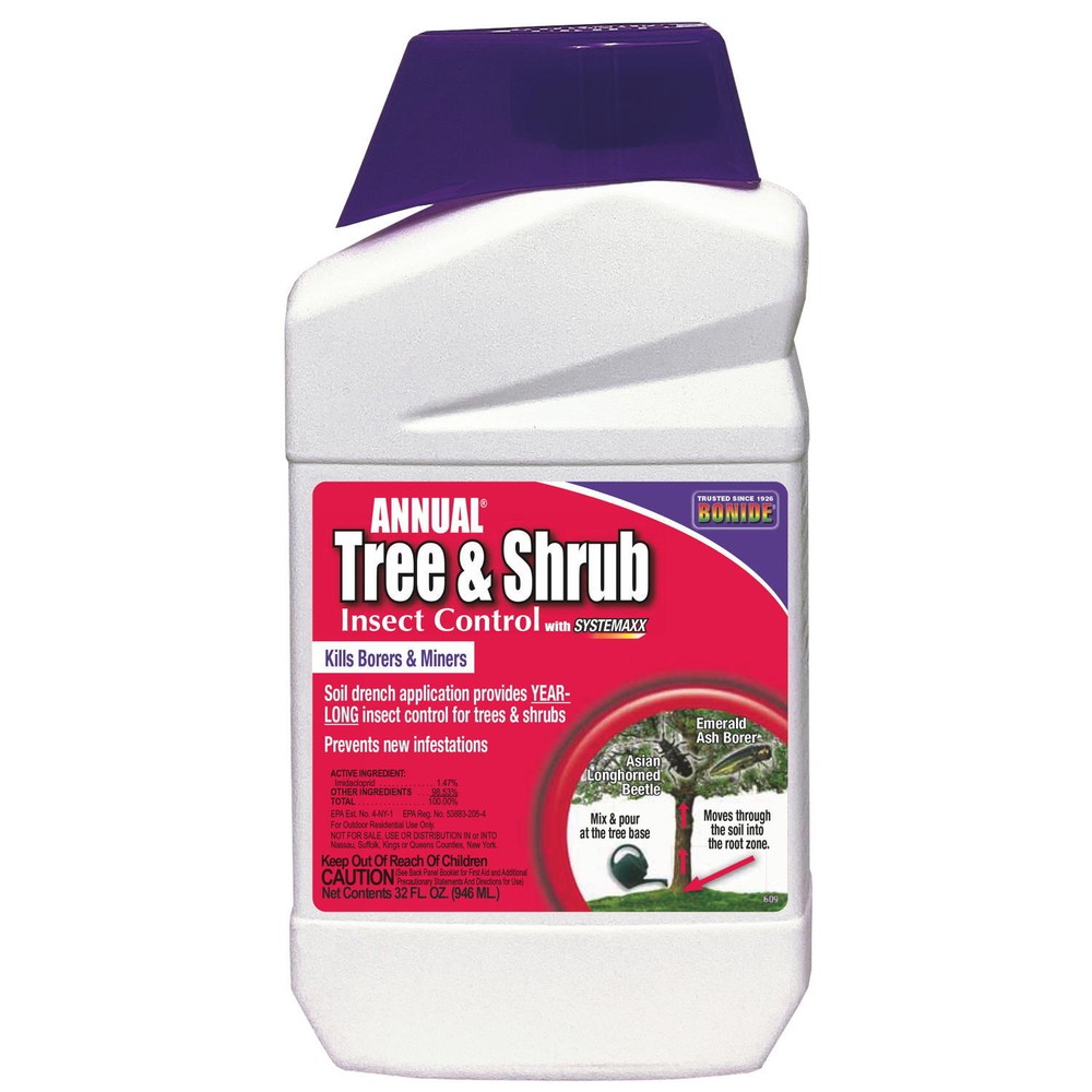 Bonide # 609 32 Oz. Systemic Annual Tree & Shrub Insect Control Concentrate