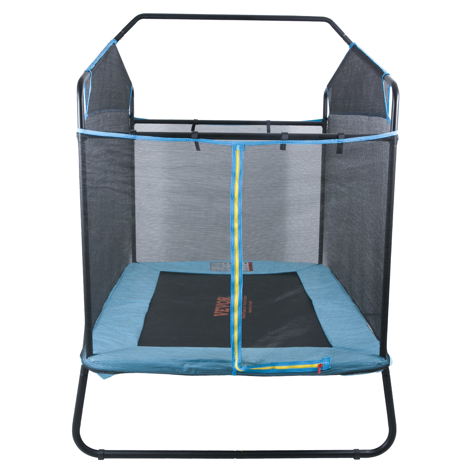 VEVOR 6FT Trampoline for Kids Toddlers with Enclosure Net Gymnastics Bar Hammock