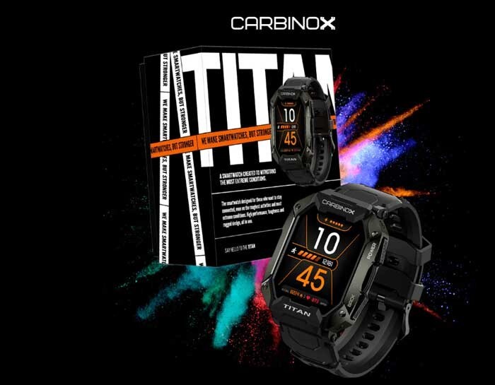 NEW CARBINOX Titan Smartwatch