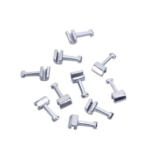 50Pcs Dental Ortho Stainless Steel For Rectangular/Round Wire Crimpable Hook