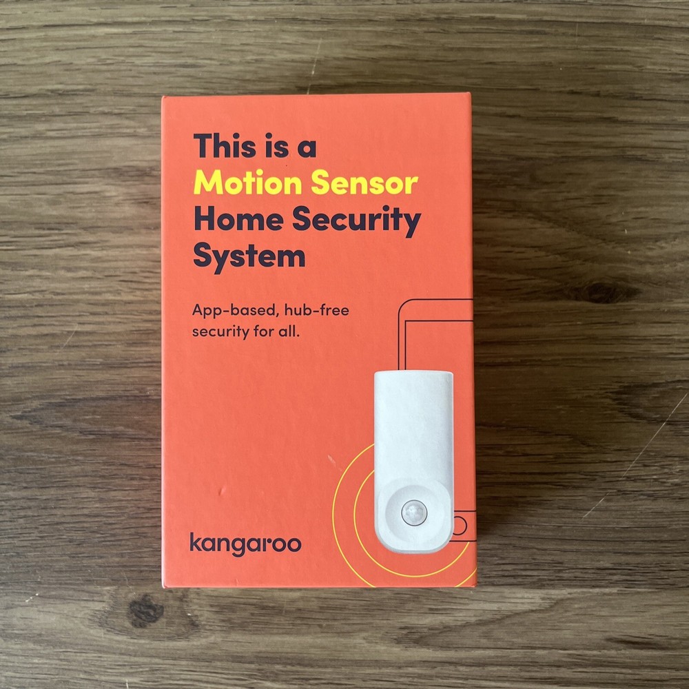 Kangaroo Motion Sensor Home Security System, New In Open Box, Unused