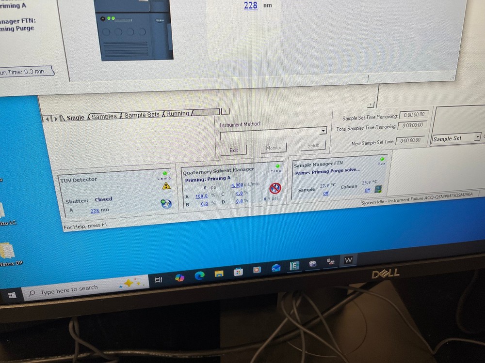 Waters Acquity H-Class UPLC System w/ TUV Detector + Computer #18166