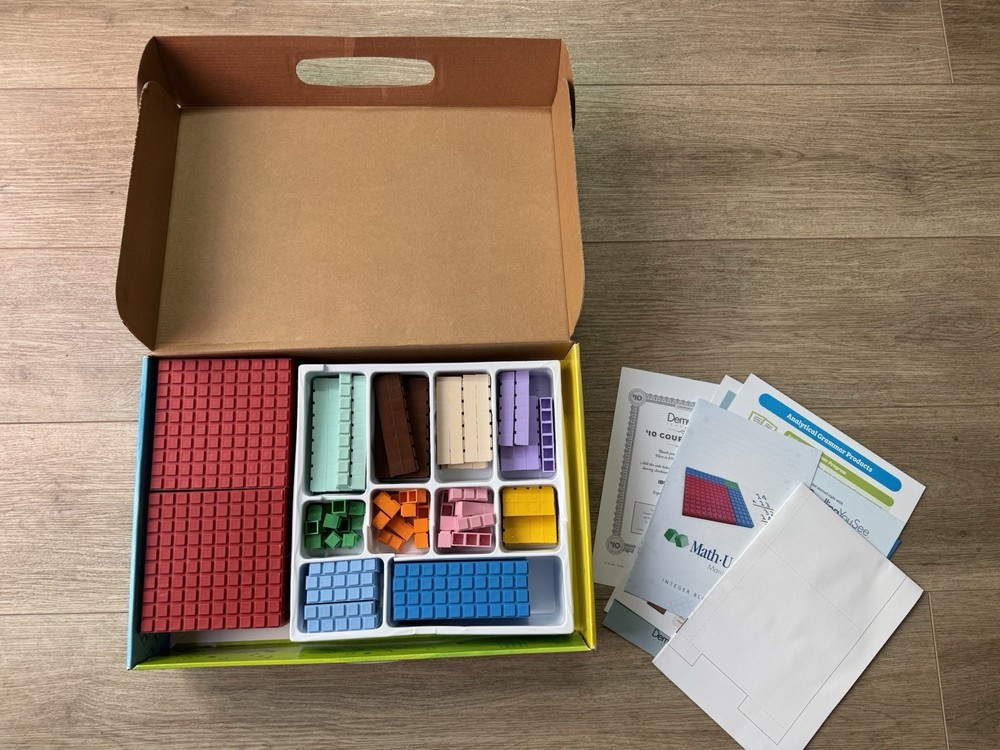 Math-U-See Integer Block Kit Homeschool Math Manipulatives Set- COMPLETE
