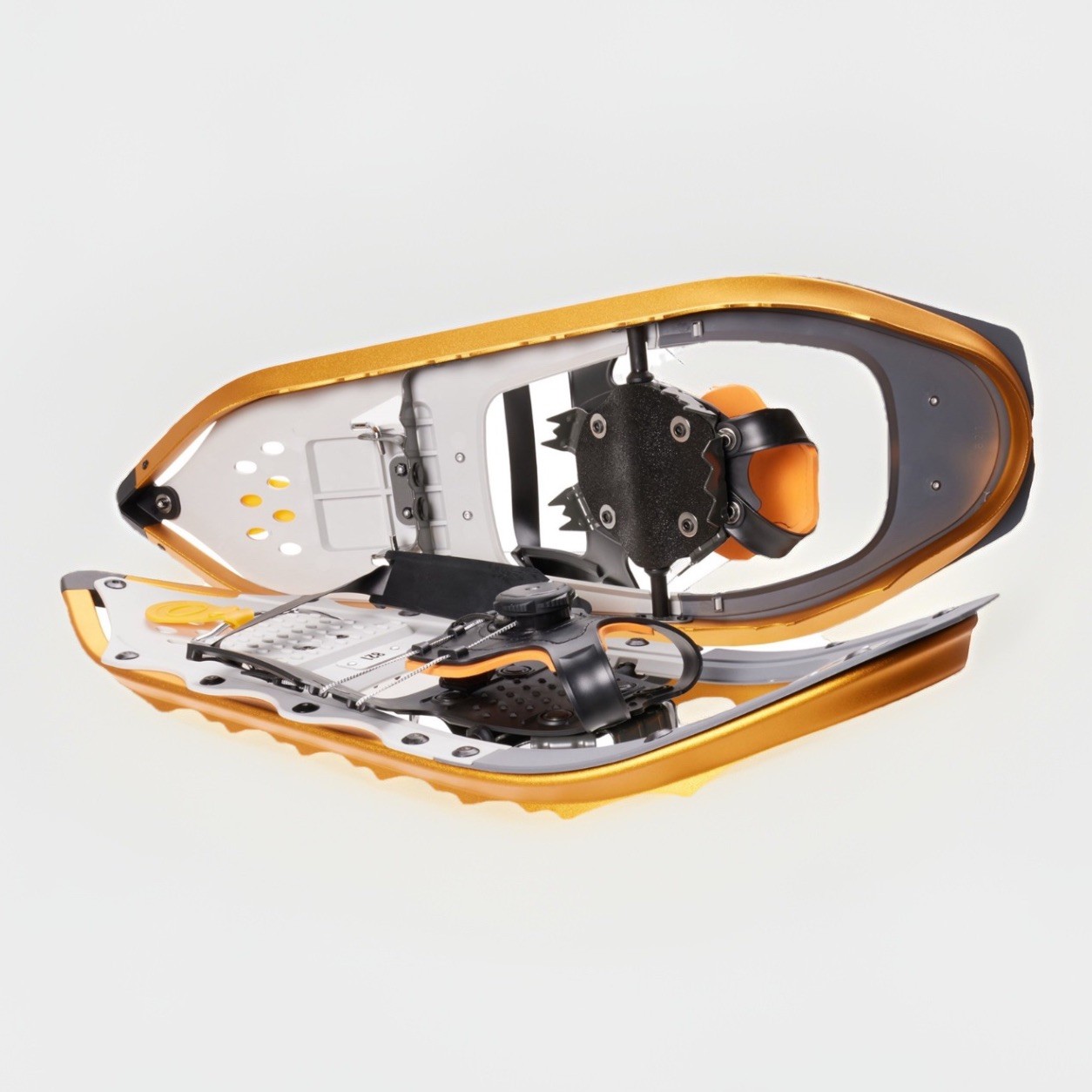 Denali Sawtooth Spin Snowshoes 8x21 Quick-Adjust Kit w/ Poles & Bag – 150 lb