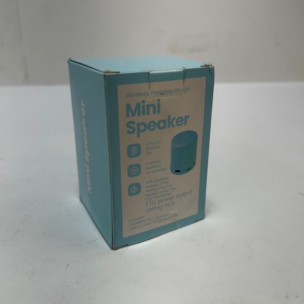 Wireless Mini Bluetooth Speaker Portable w/ Multicolor LED Lighting