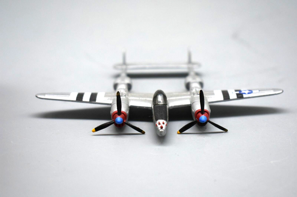 Diecast Lockheed P-38 Lightning, CORGI, Heavy Fighter, 4" W, 3" Long