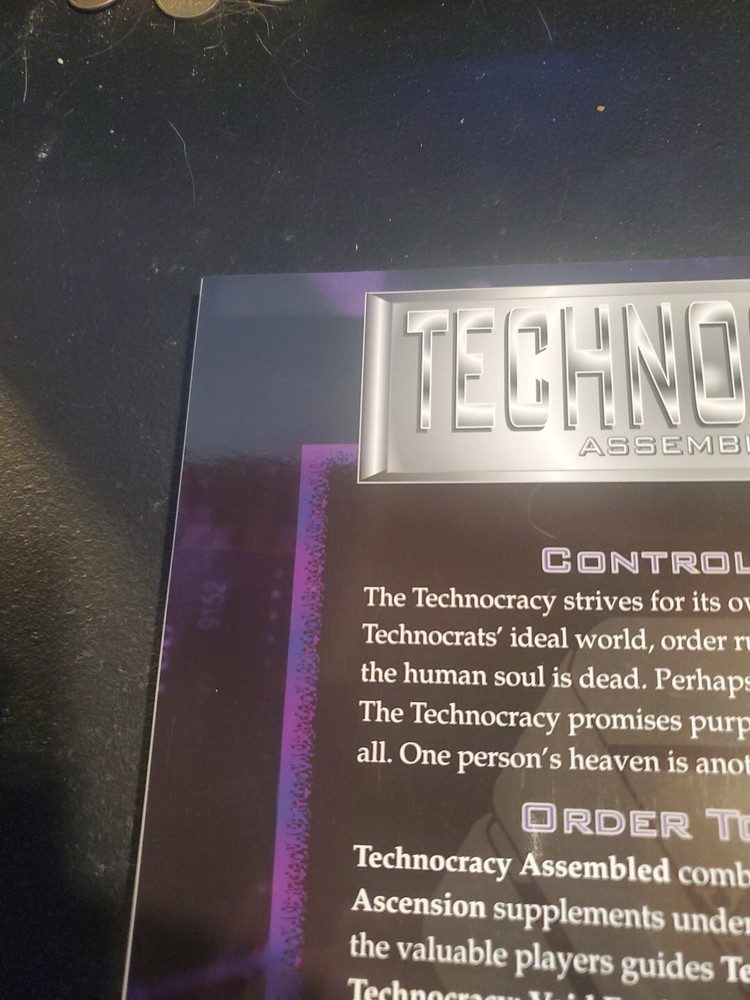 Technocracy Assembled 2 Sourcebook For Mage The Ascension 2000 Nos Ww4209