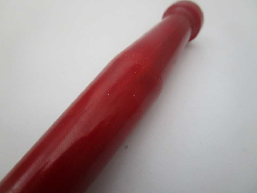 Vintage Mottled Cherry Red Bakelite Handle
