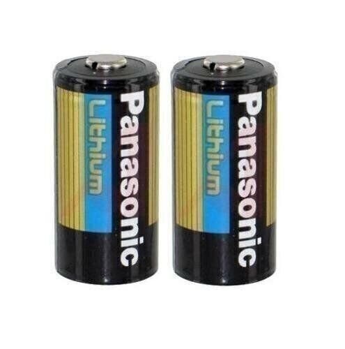 6 Panasonic CR123A 3V Lithium Battery for alarm laser flashlight camera NEW 2027