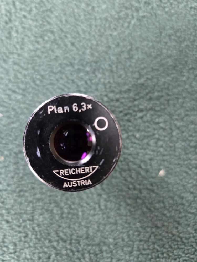 MICROSCOPE  EYEPIECE REICHERT AUSTRIA Plan 6.3X