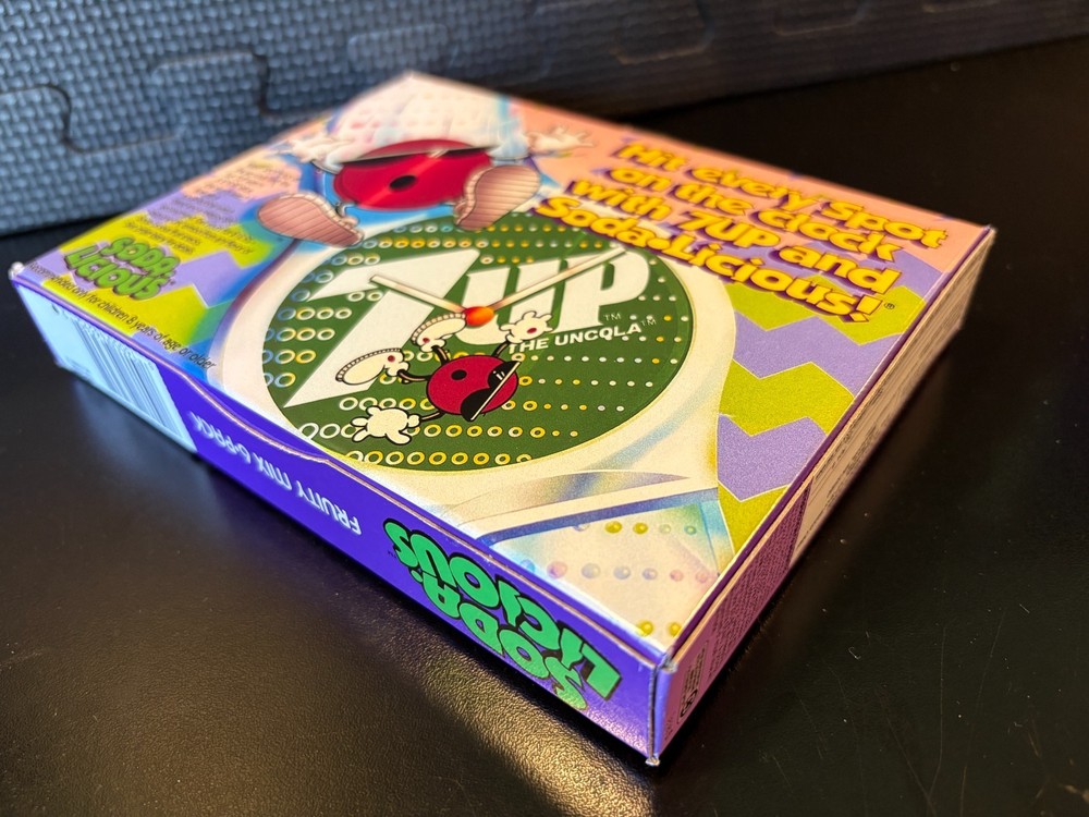 Soda Licious fruit snacks - Empty custom design display box