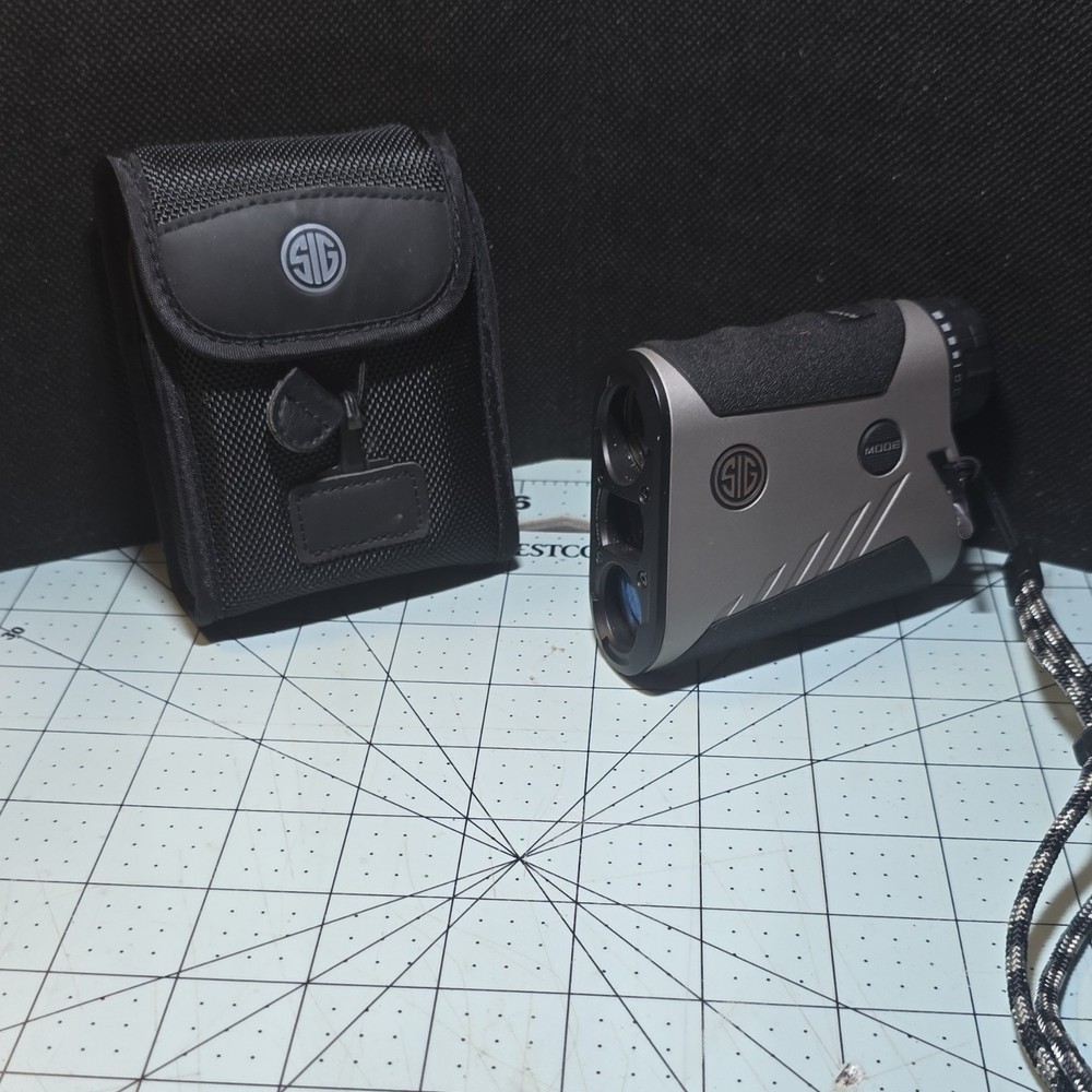 SIG SAUER KILO2000 SHADOW EXPRESS Rangefinder Gray/Black Mode Button Case