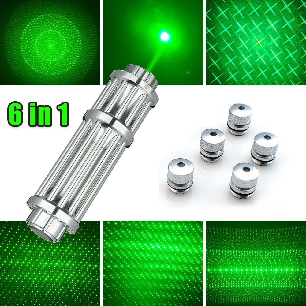 Adjustable Focus 532nm Green Laser Pointer Visible Beam Flashlight Focus Lazer