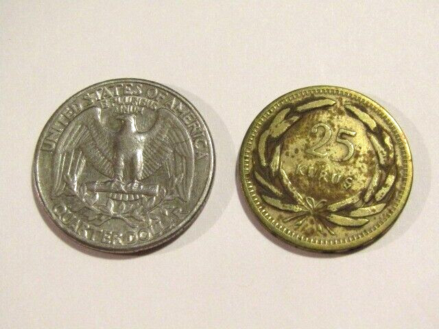 Turkey 1956 25 Kurus Coin