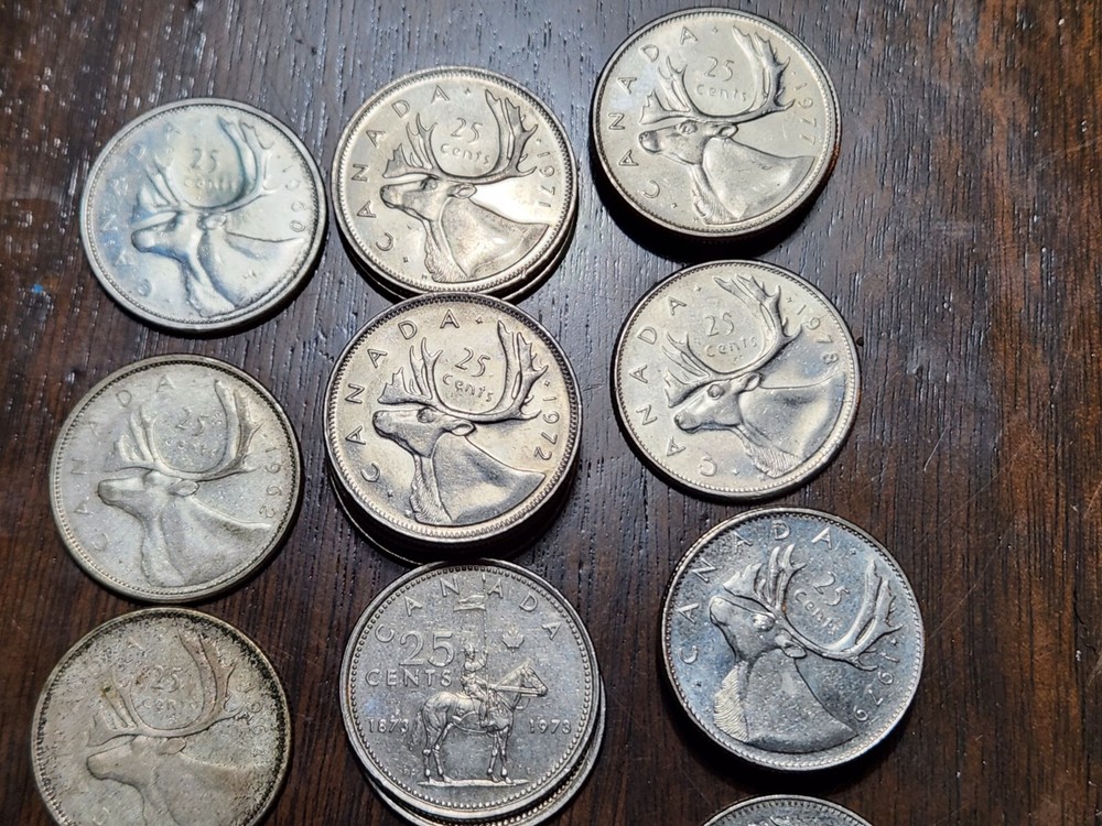 Canada 25 Cent Lot (76) Nice