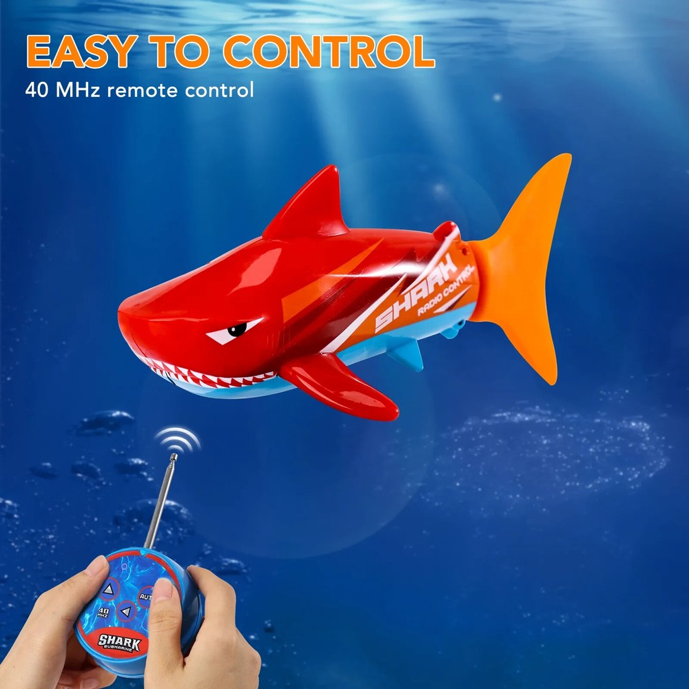 RC Micro SHARK Robo Fish MINI SHARK -RED-