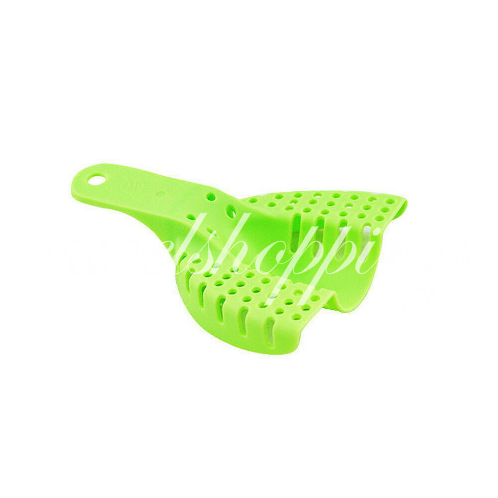 10x Dental Plastic Impression Trays Autoclavable Central Denture Disposable