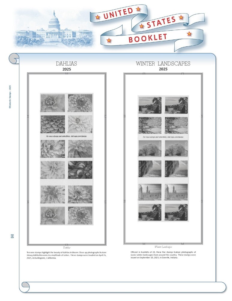 2025 U.S. Regular Issue Singles COMPLETE Supplement (White Ace Alternative)