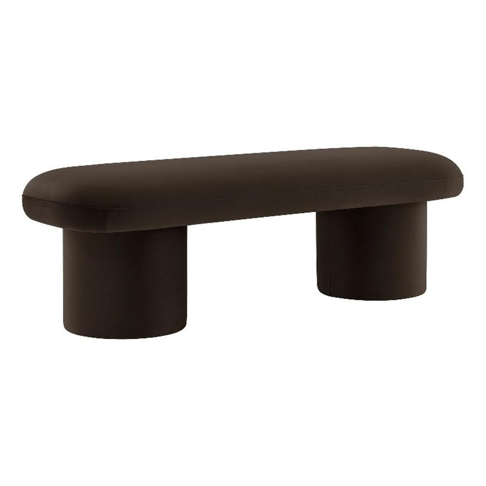 Orla Bench in Chocolate Brown