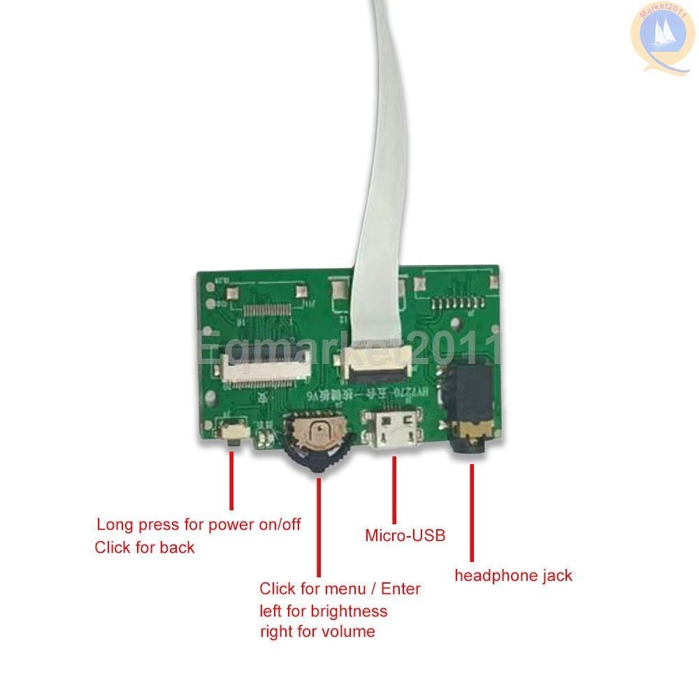 USB-C Type-C Mini HD-MI LCD Display Driver Controller Board Kit for B156HAT01.0