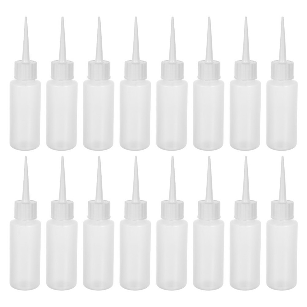 100 Pcs Sewing Agent Bottle Squeeze with Needle Tip Empty Glue Bottles