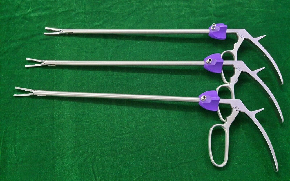 Laparoscopic Hem o Lock Applicator 10mmx330mm SS Best Quality Instruments - 3pc