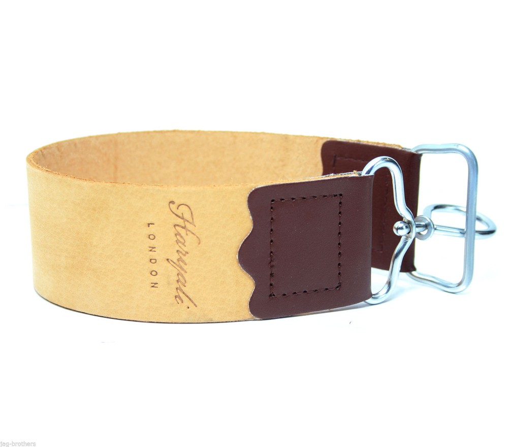 Leather Strop Sharpening Paste for Straight Razor Italian Canvas Hanging Loops