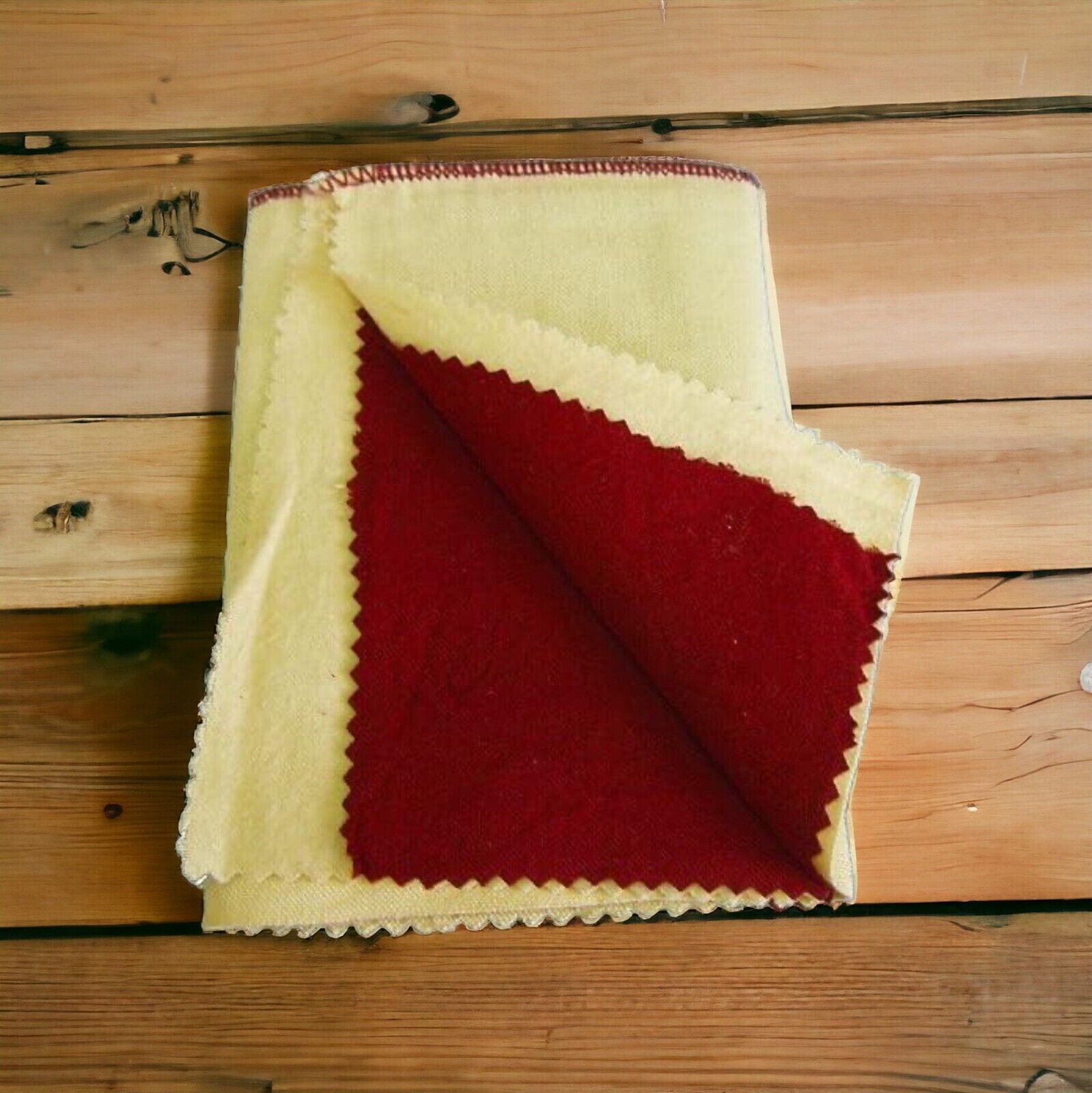 Rouge Polishing Cloth for Silverware & Jewelry Copper Brass Coins Anti-Tarnish
