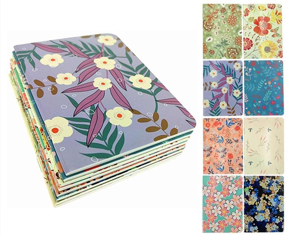 ALIMITOPIA 8pcs Mini Notebook Portable Pocket Notebook Journal Steno Memo Min...