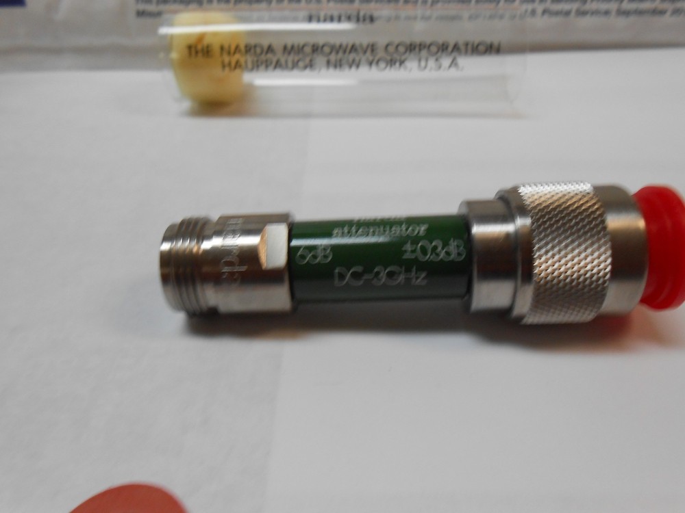 Narda 771-6 Precision Type-N Fixed Attenuator 6dB, DC 0-3 GHz