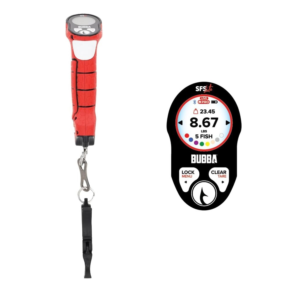 Bubba Smart Fish Scale LITE, Tournament Fishing Tool with Bluetooth App Compa...