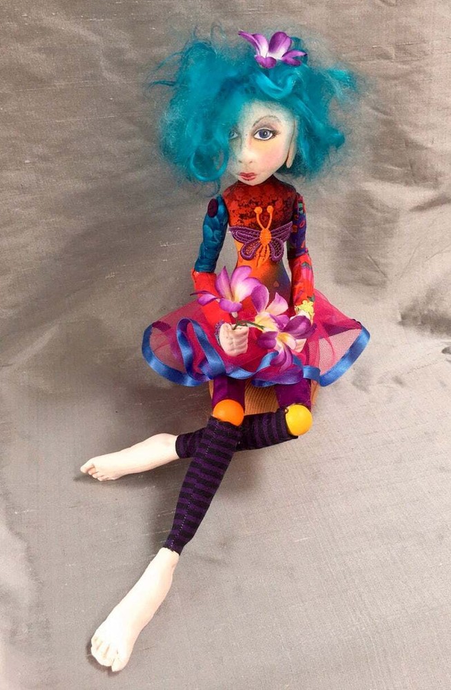 Cloth Art Doll Pattern "Avalon Elfin" By Jan Horrox