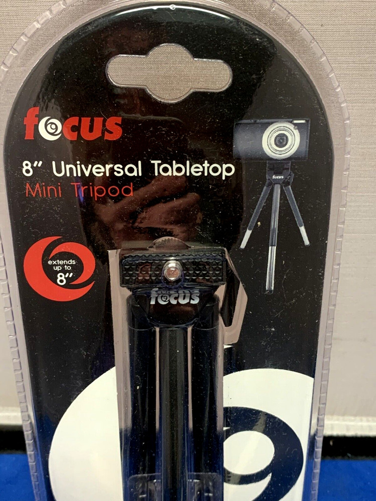 Bundle Focus 8" Table Top Tripod For Digital Camera & Memory Card Wallet ...New