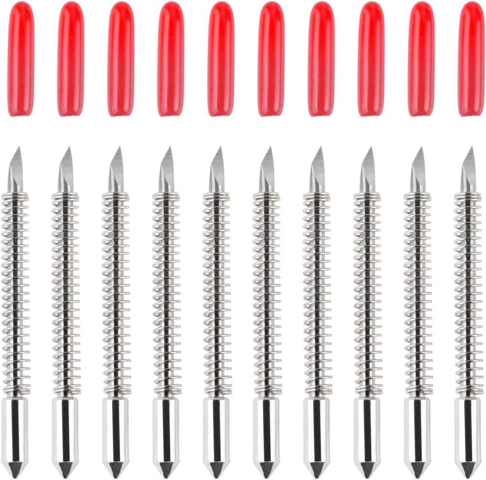 45 Degree Vinyl Cutter Blades Lettering Blade for Graphtec Cutting Plotter, Red